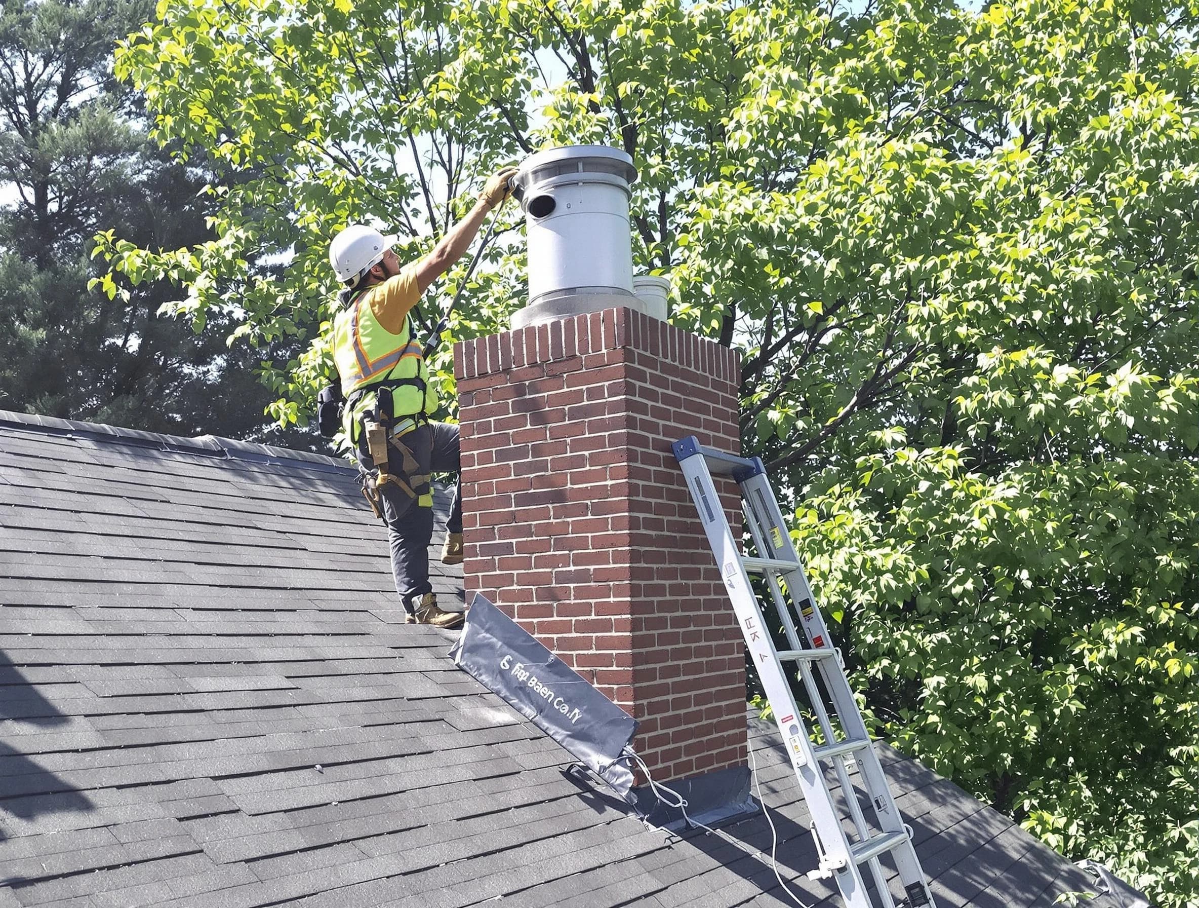 Chimney liner inspection by Scottdale Chimney Sweep in Scottdale, GA