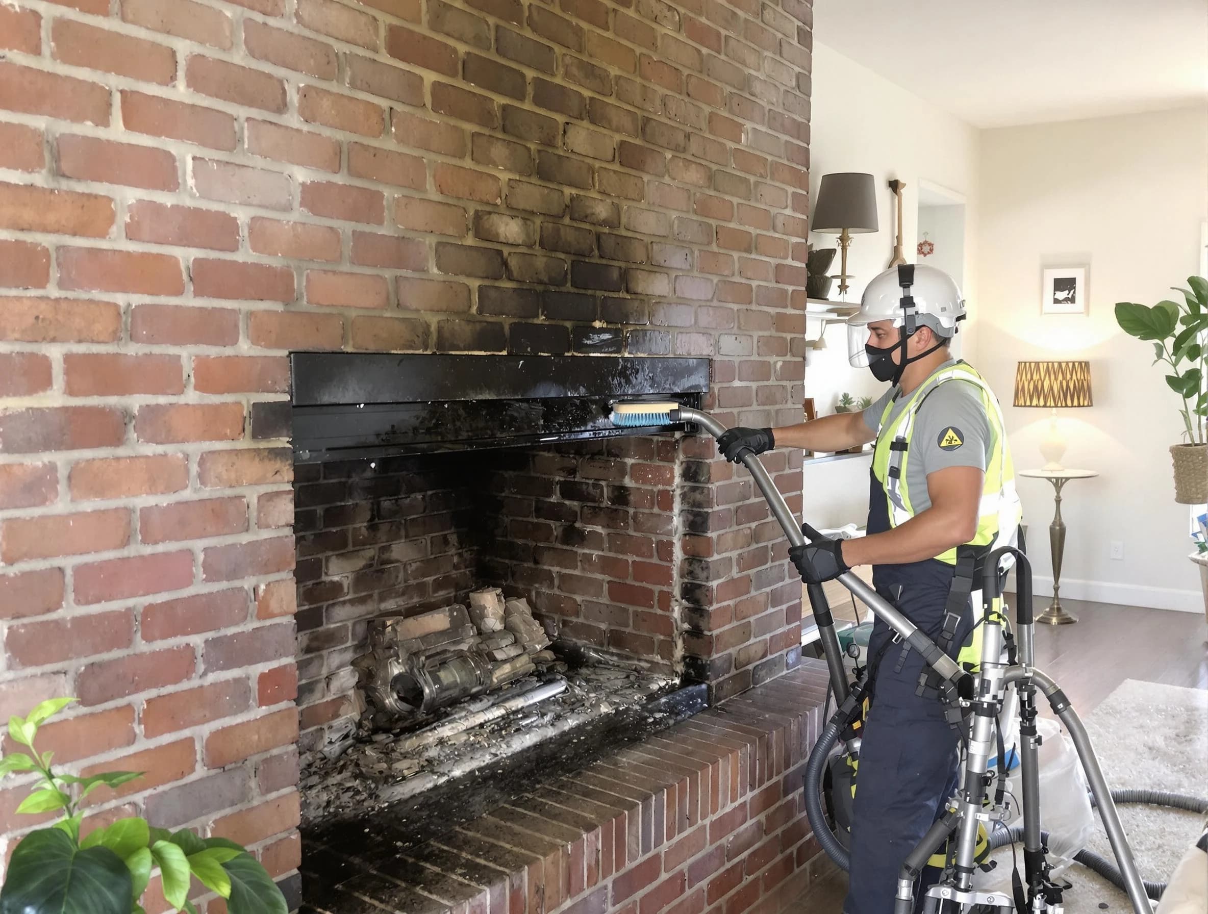 Scottdale Chimney Sweep providing fireplace cleaning services in Scottdale, GA
