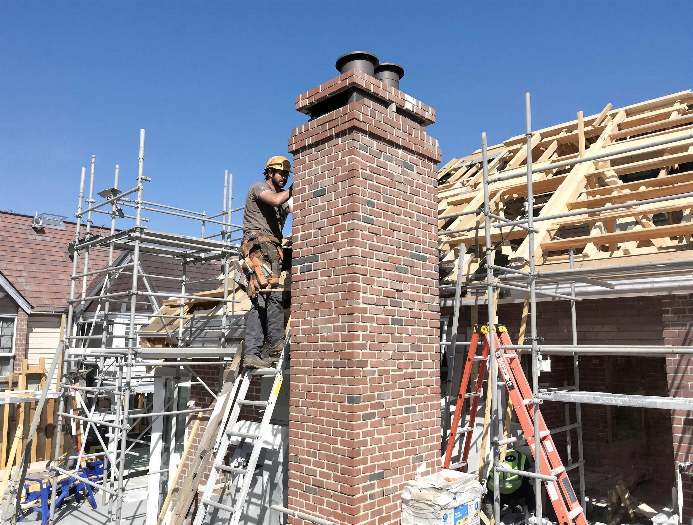 New chimney installation completed by Scottdale Chimney Sweep in Scottdale, GA