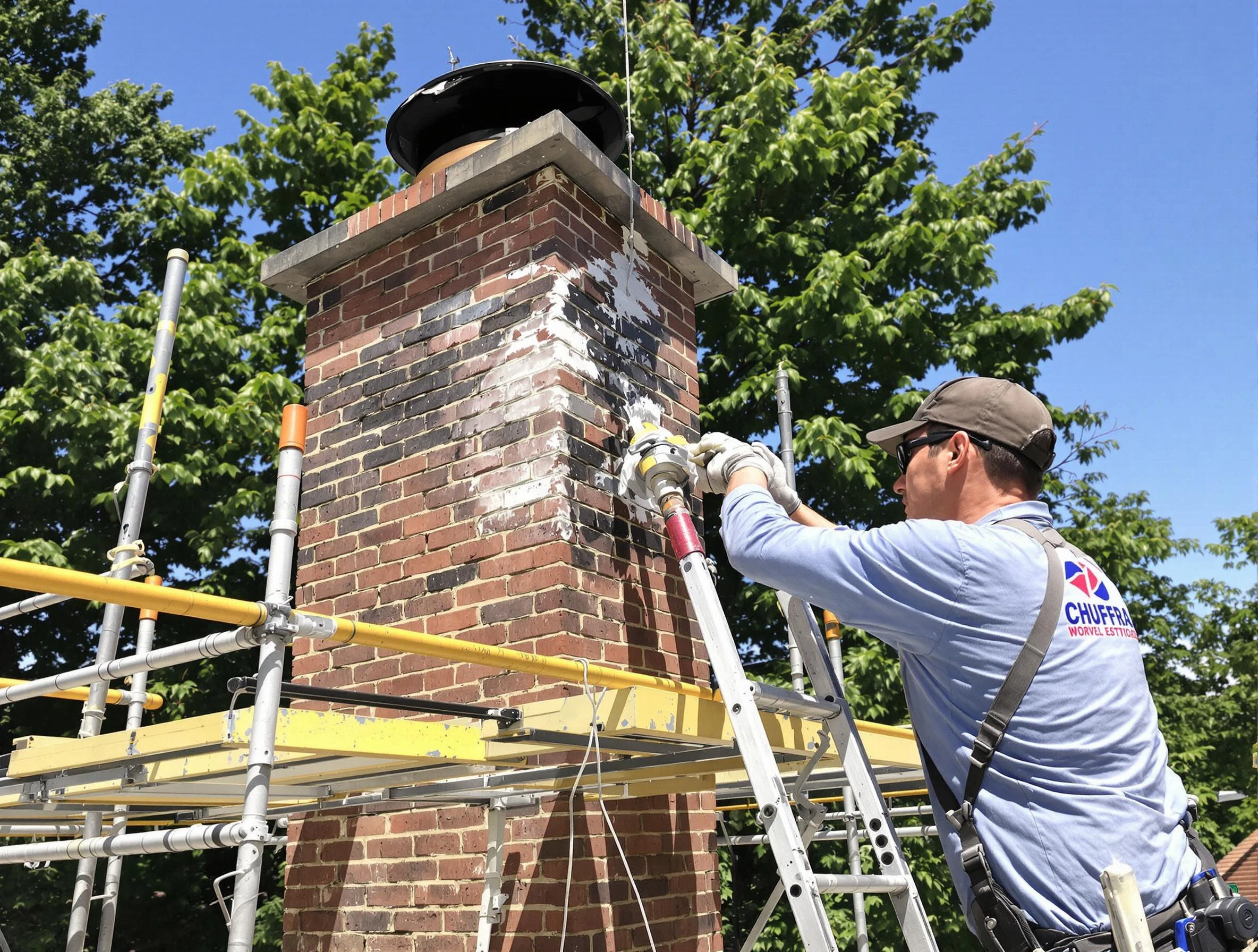 Structural chimney repair by Scottdale Chimney Sweep in Scottdale, GA